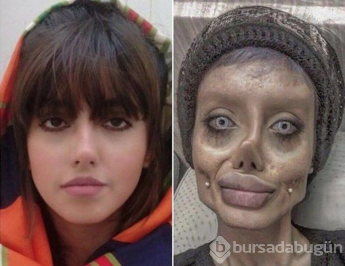 İranlı Angelina Jolie koronaya yakalandı