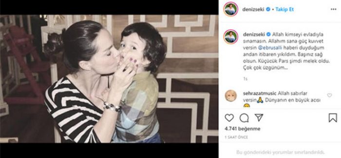 Ebru Şallı'nın oğlu hayatını kaybetti! Baş sağlığı mesajları yağdı...