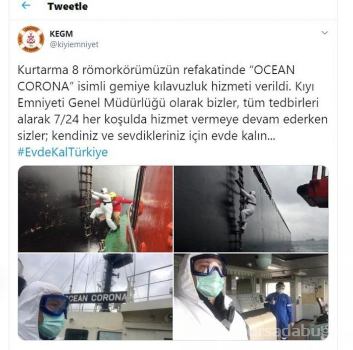 Corona İstanbul Boğazı'nda!