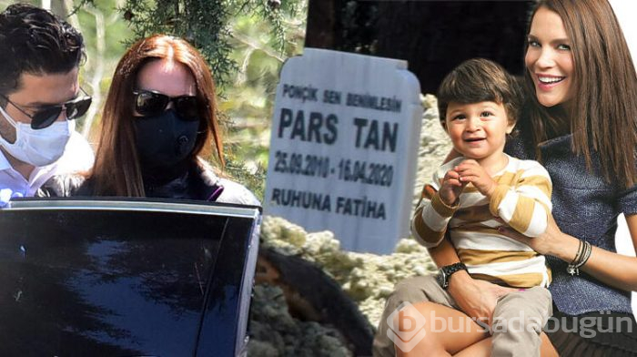 Ebru Şallı'nın oğlu Pars'ın mezar taşı duygulandırdı 