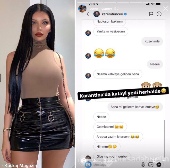 Kerem Tunçeri ifşalandı! Bakın ne mesajlar atmış