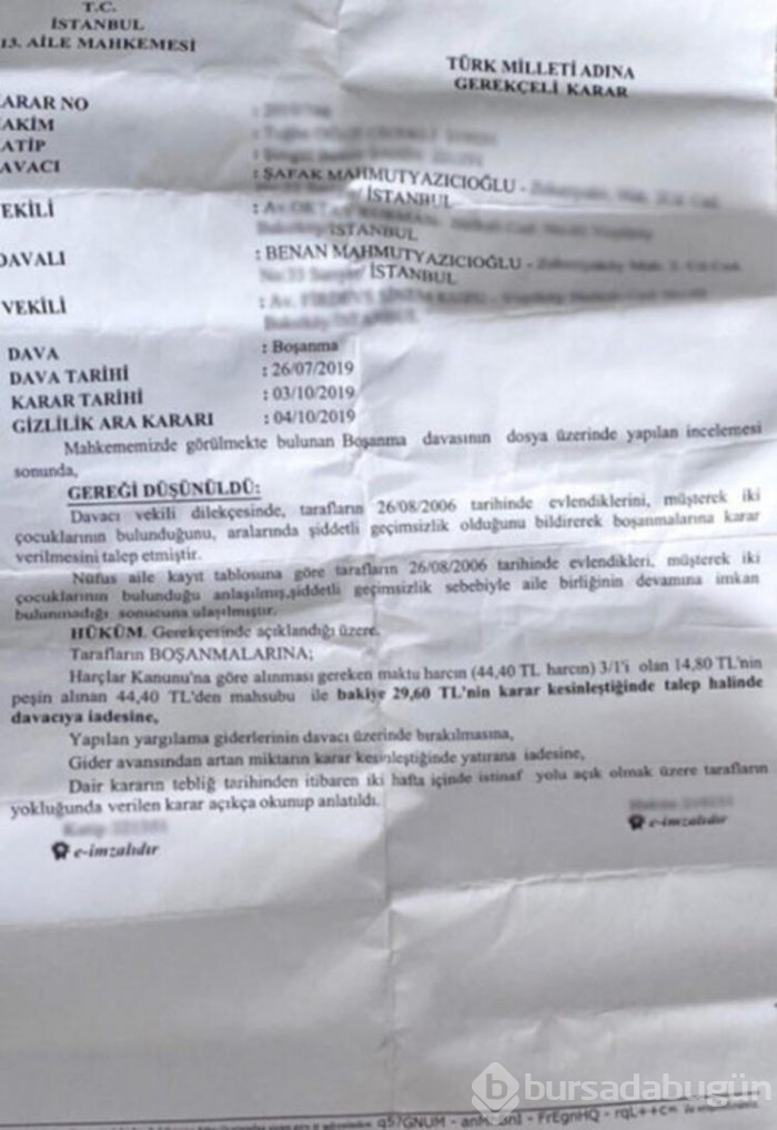 Ece Erken ilk kez konuştu