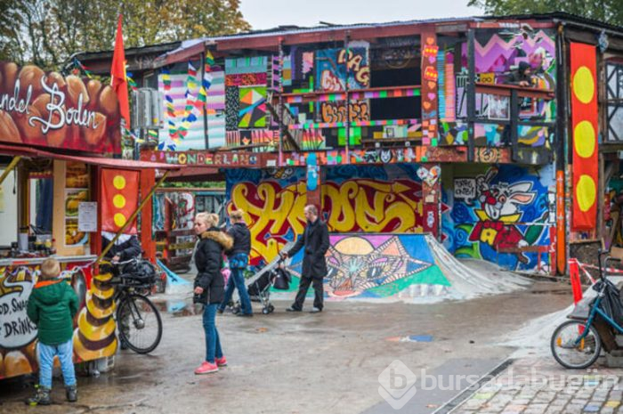 Kopenhag'ın bağımsız semti Christiania