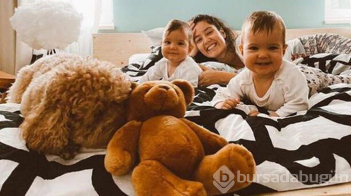 Pelin ve Anıl Altan'ın ikizleri 1 yaşına bastı 