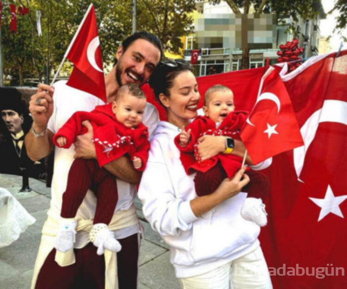 Pelin ve Anıl Altan'ın ikizleri 1 yaşına bastı 