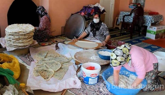 Alaşehir'de kadınlardan ramazan hazırlığı