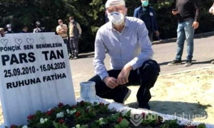 Ebru Şallı oğlunun mezarını ziyaret etti