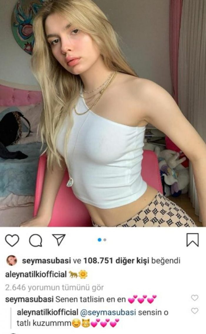 Aleyna Tilki ve Şeyma Subaşı birbirlerini çok seviyor
