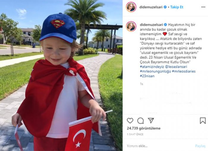 Ünlülerden 23 Nisan mesajı! 