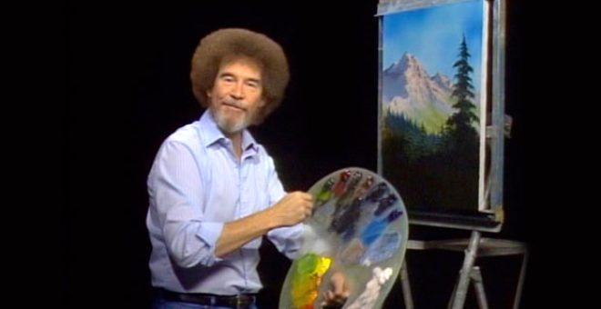  İlham perisi Ressam Bob Ross'un sıra dışı hayat hikayesi