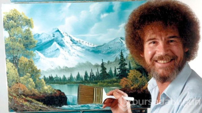  İlham perisi Ressam Bob Ross'un sıra dışı hayat hikayesi