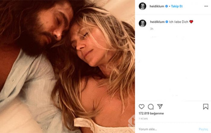 Heidi Klum göbeğini takipçileriyle paylaştı