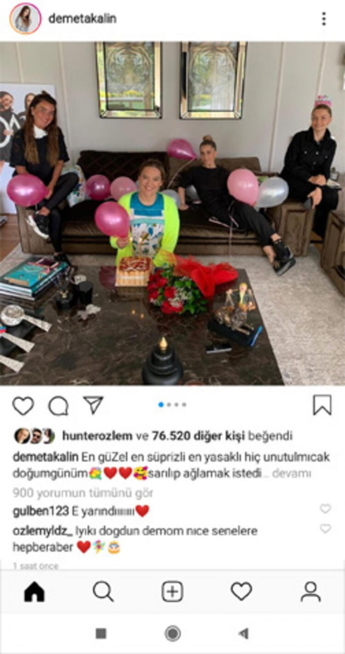 Demet Akalın'dan ilginç 'doğum günü kutlama' savunması