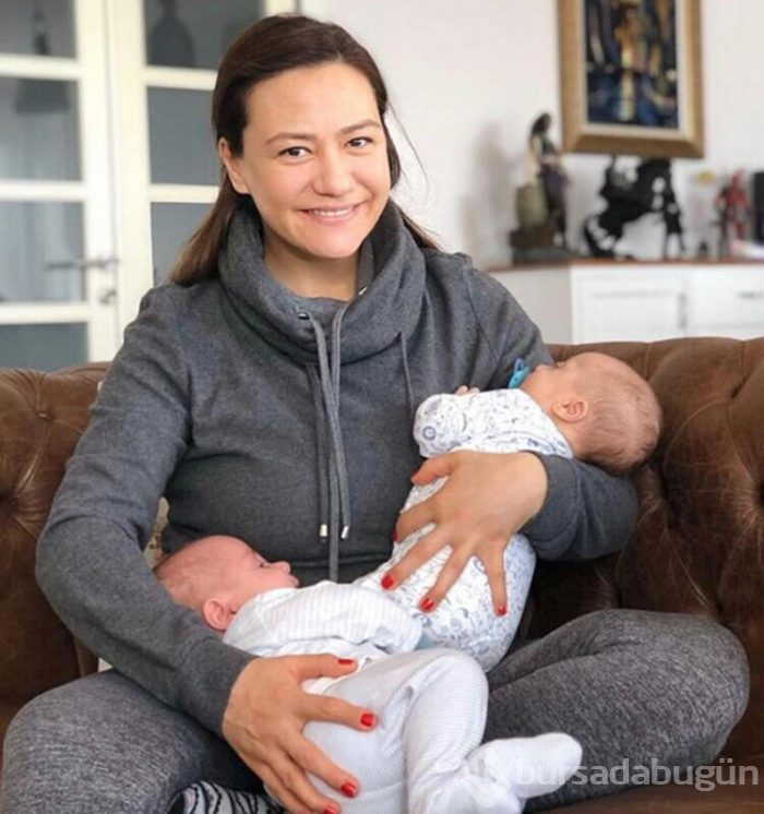 İşte Ezgi Sertel'in ikizleri