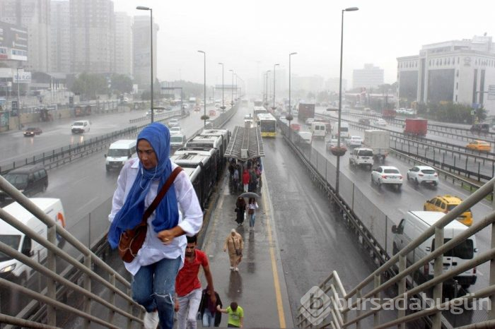 Meteoroloji'den uyarı! Sağanak yağış var! 