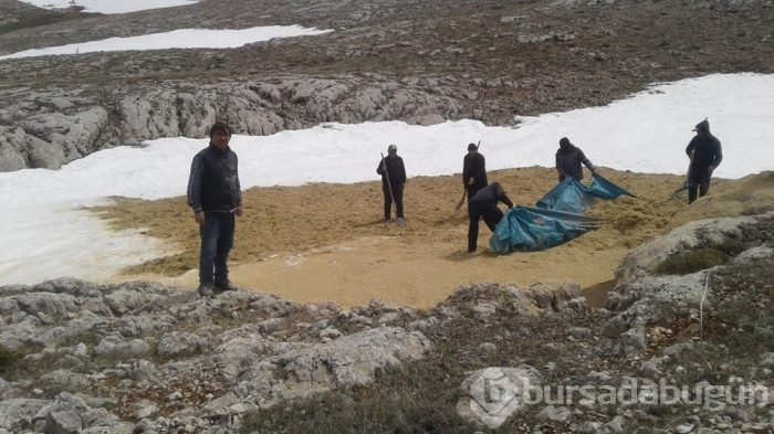 Bu yöntemle Ağustos ayına kadar kar saklanabiliyor