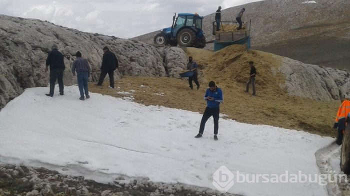 Bu yöntemle Ağustos ayına kadar kar saklanabiliyor
