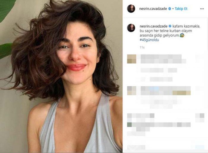 Nesrin Cavadzade'ye tepki! 