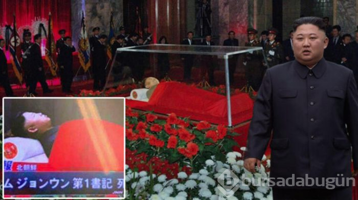 O görüntü olay yarattı! Kim Jong-Un tabutta!