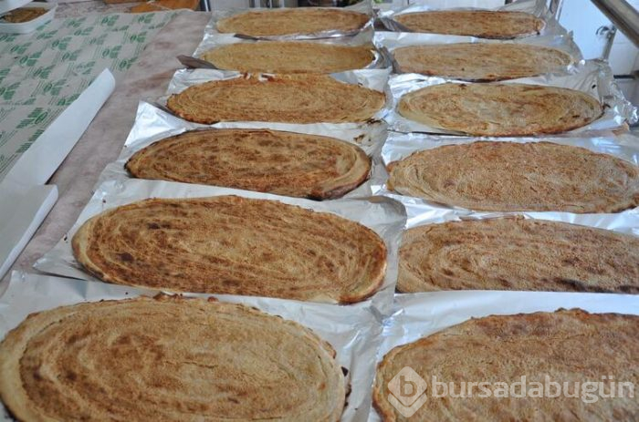 Tahinli pideye yoğun ilgi! 