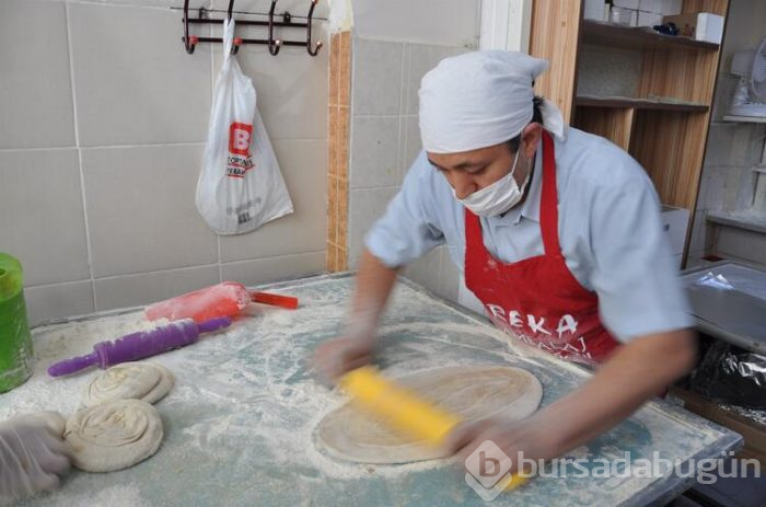 Tahinli pideye yoğun ilgi! 