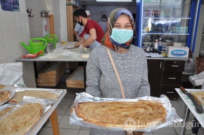 Tahinli pideye yoğun ilgi! 