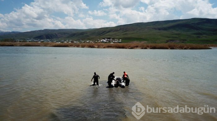  Van Gölü'nde drone operasyonu! 