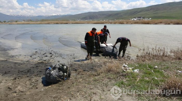  Van Gölü'nde drone operasyonu! 