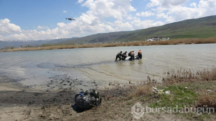  Van Gölü'nde drone operasyonu! 