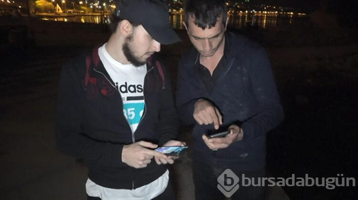 Büyükçekmece sahilinde mavi ışık şöleni