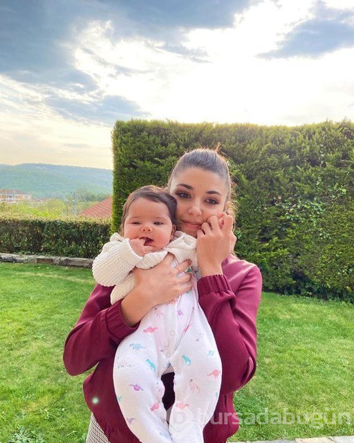 Hande Erçel yeğeniyle beğeni topladı