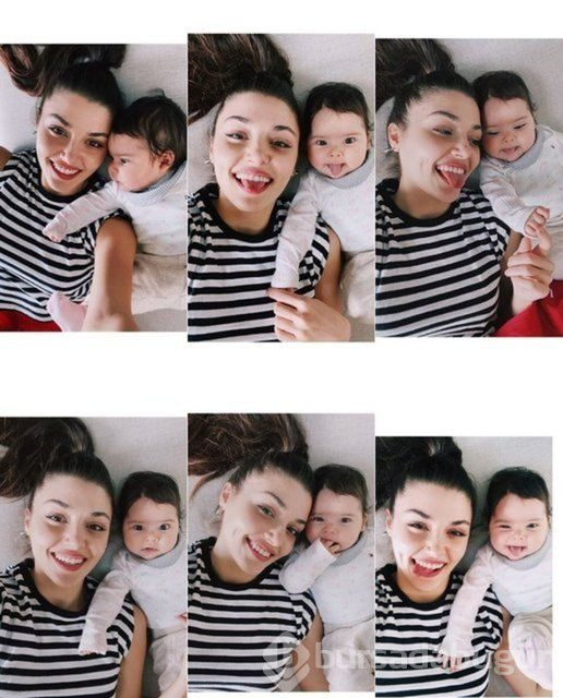 Hande Erçel yeğeniyle beğeni topladı