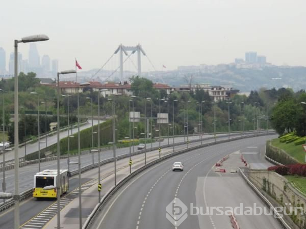 İşte yasağın ilk gününde yolların durumu