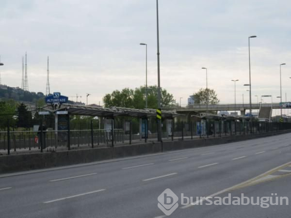 İşte yasağın ilk gününde yolların durumu