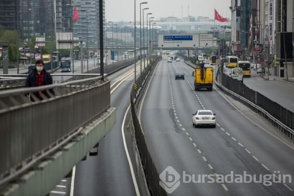 İşte yasağın ilk gününde yolların durumu