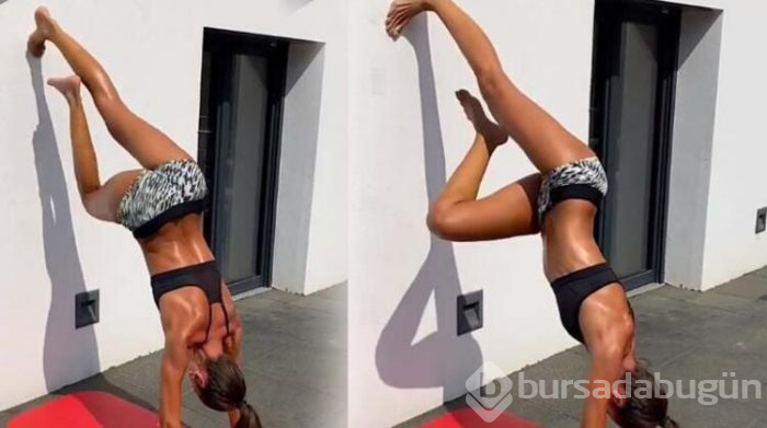Izabel Goulart sporu bırakmıyor