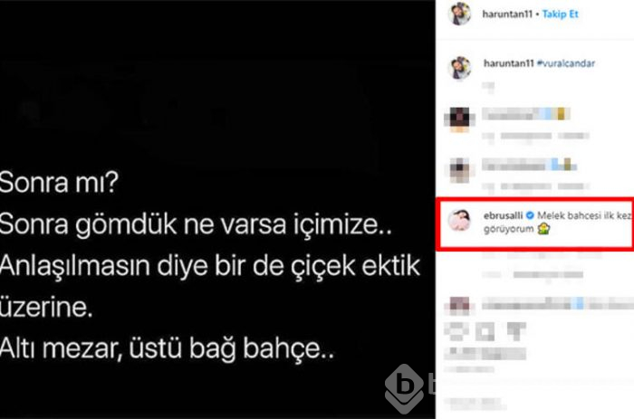 Harun Tan'ın paylaşımına Ebru Şallı'dan cevap 