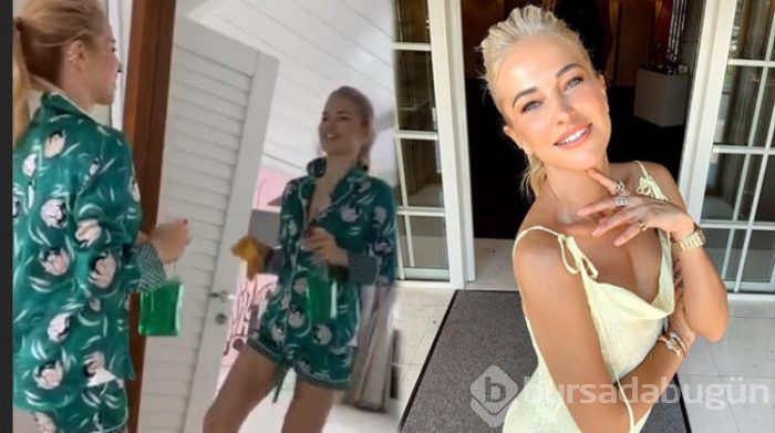 Burcu Esmersoy'dan karantinada dans 
