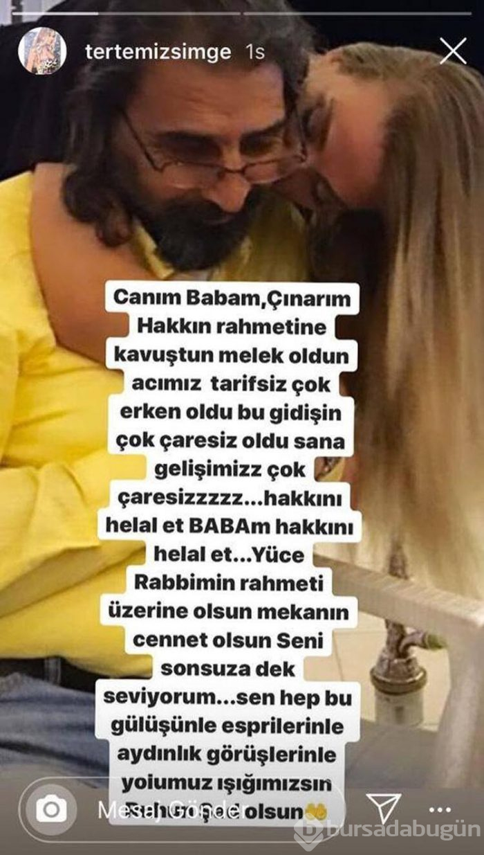 Simge Tertemiz'den acı haber