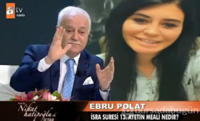 Ebru Polat'tan Nihat Hatipoğlu'na soru! 
