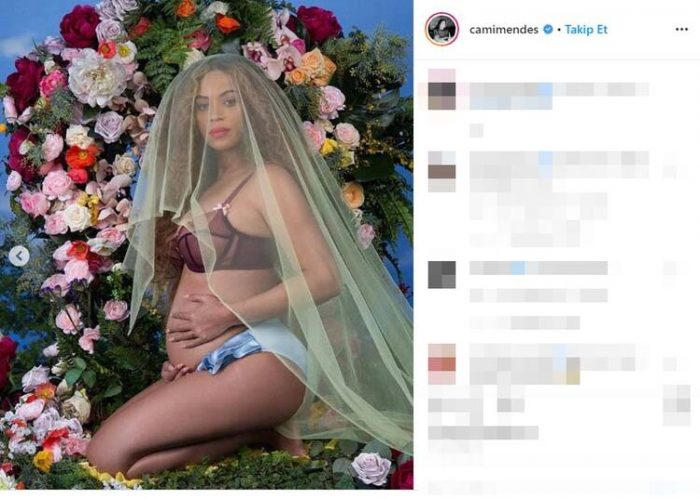 Beyonce'nin hamilelik pozu ile dalga geçti