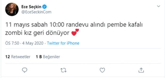 Kuaförlerin açılacağını duyar duymaz randevu aldı!