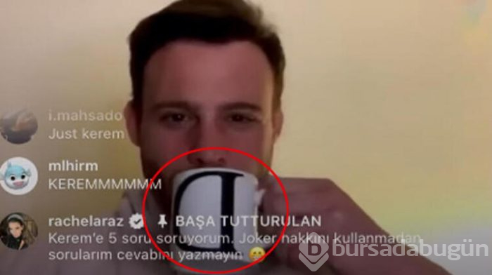 Kerem Bursin aşk iddialarıyla dalga geçti