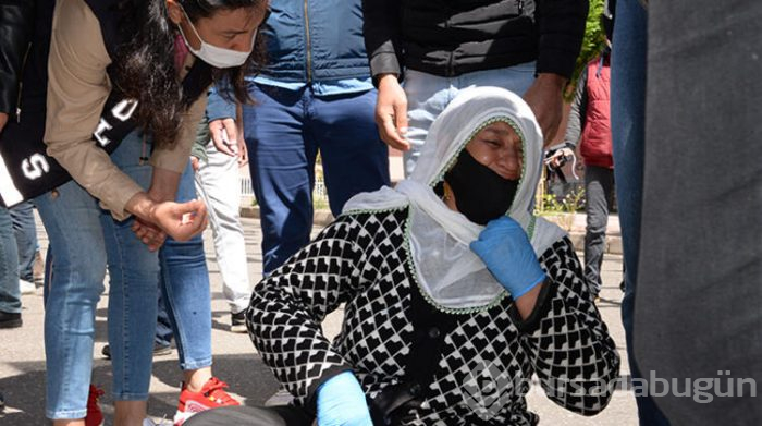 HDP önündeki annelerden Ayşegül Biçer yardım istedi 