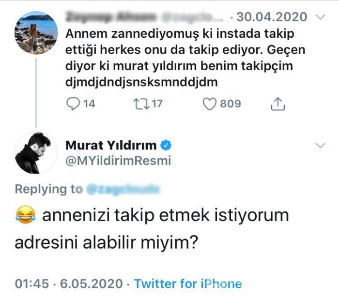 Murat Yıldırım, takipçisine yaptığı jestle yüzleri gülümsetti