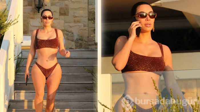 Kim Kardashian tatilde! 