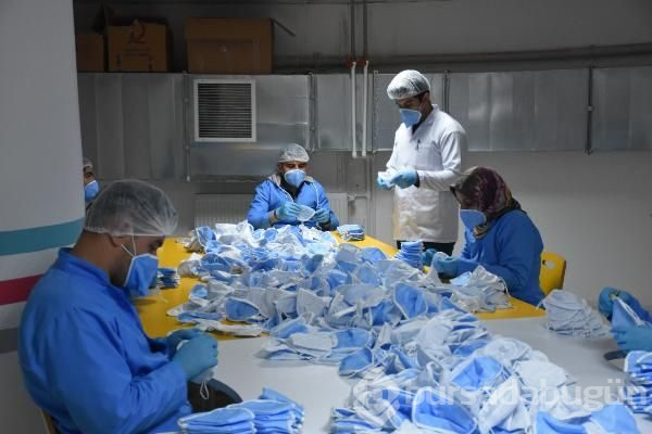 Malatya'da üretilen maskeye yurt dışından 1 milyar sipariş geldi