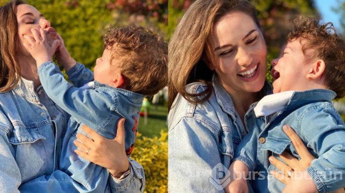 Fahriye Evcen'den oğluyla yeni paylaşım