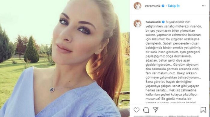 Zara'nın son paylaşımı olay yarattı