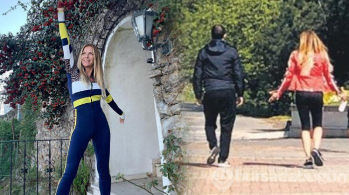 İvana Sert mezarlıkta spor yapıyor